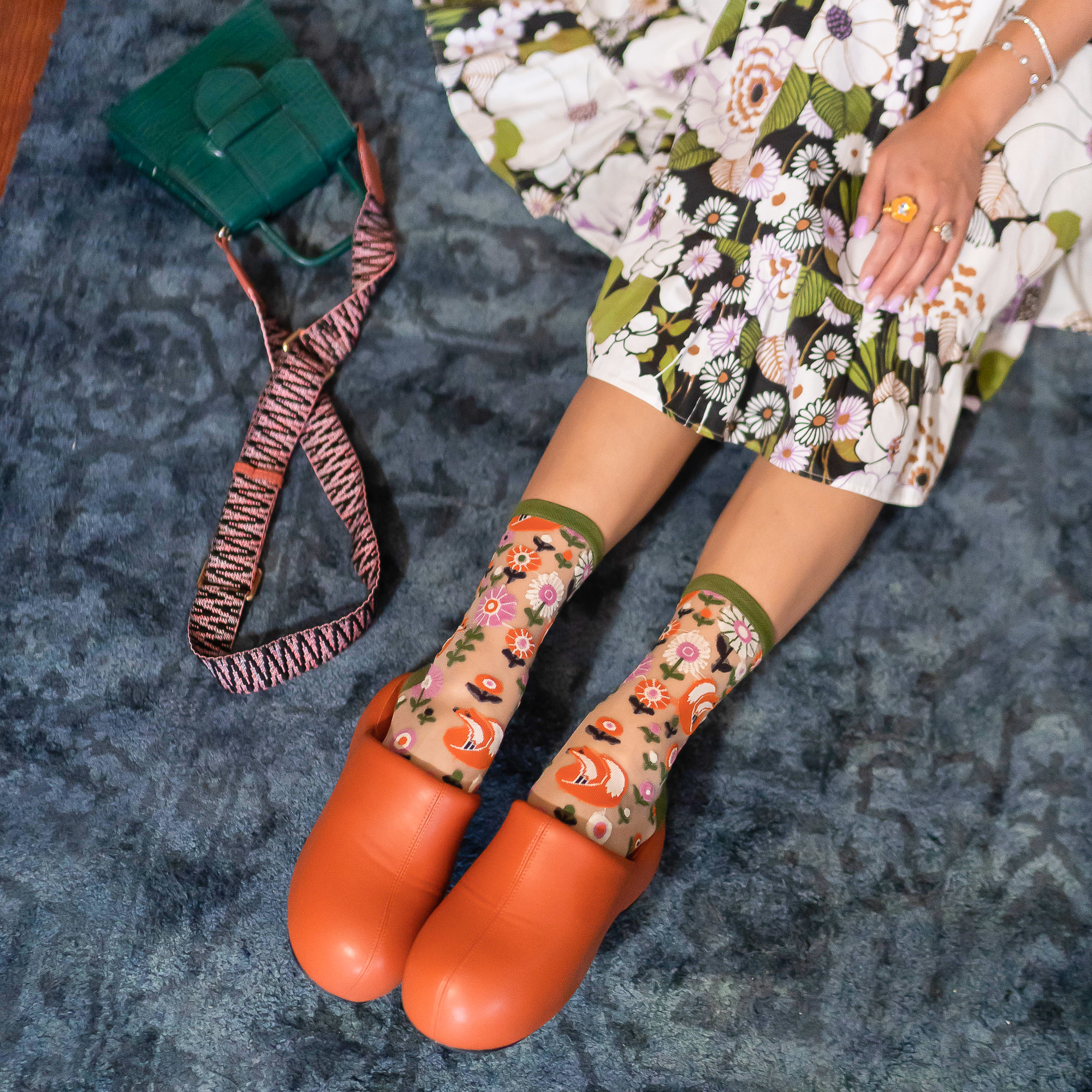 Sock Candy fox print socks
